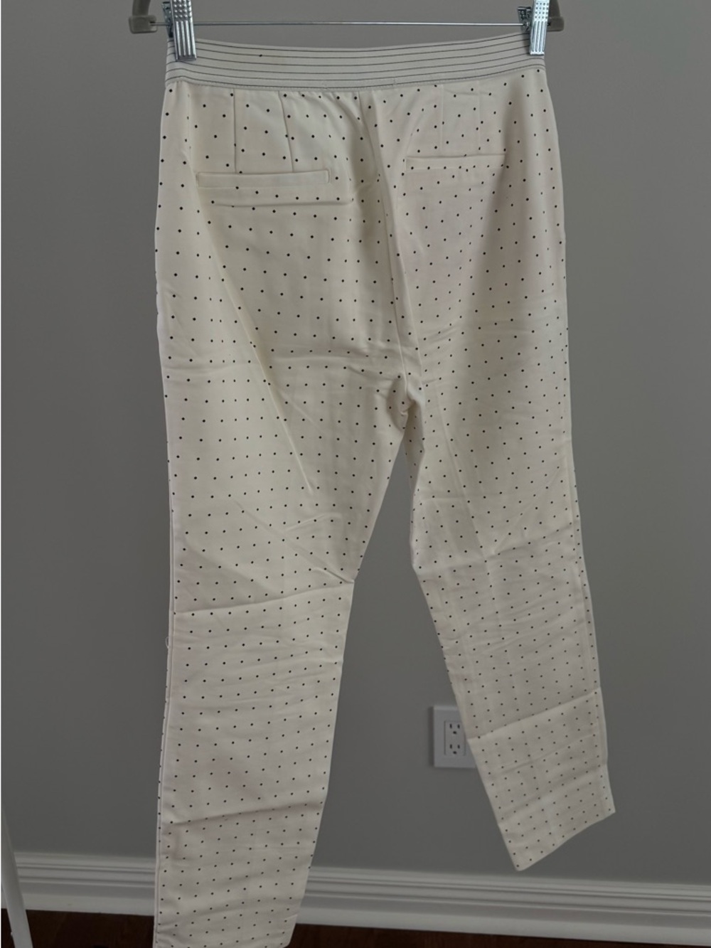 Zara Cream Polka Dot Womens Chinos